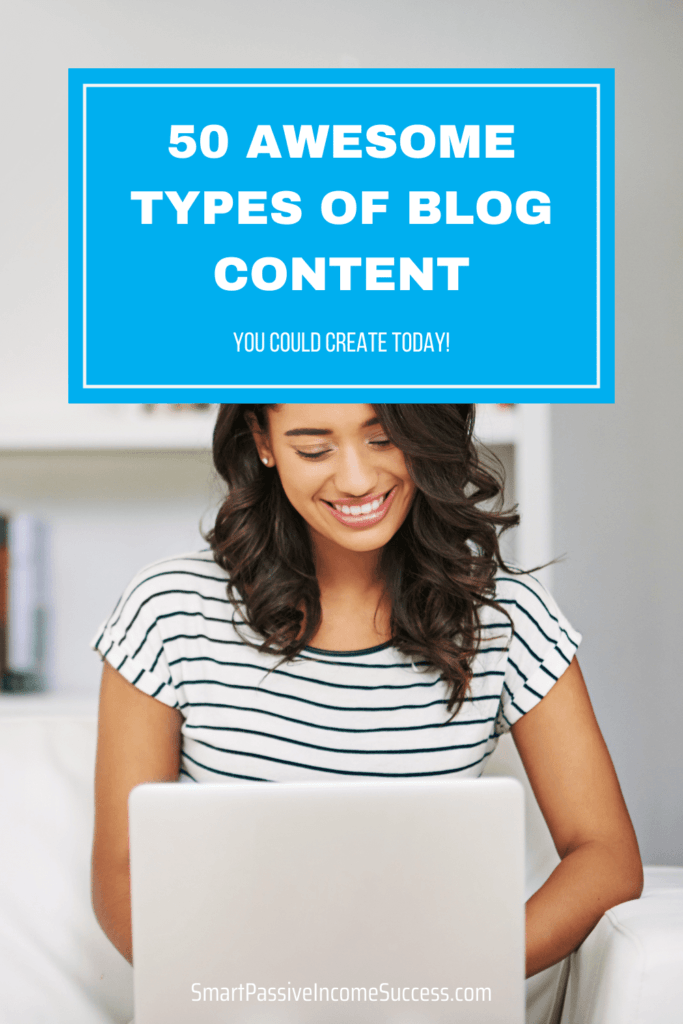 50 Awesome Types of blog Content