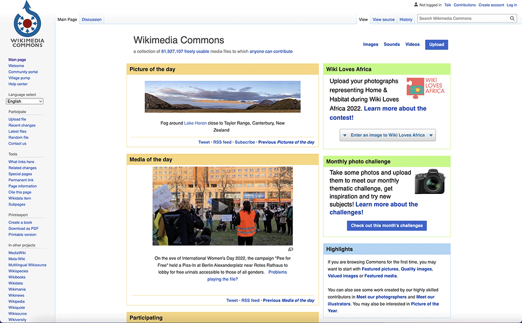 free images for blogs - wikimedia commons website
