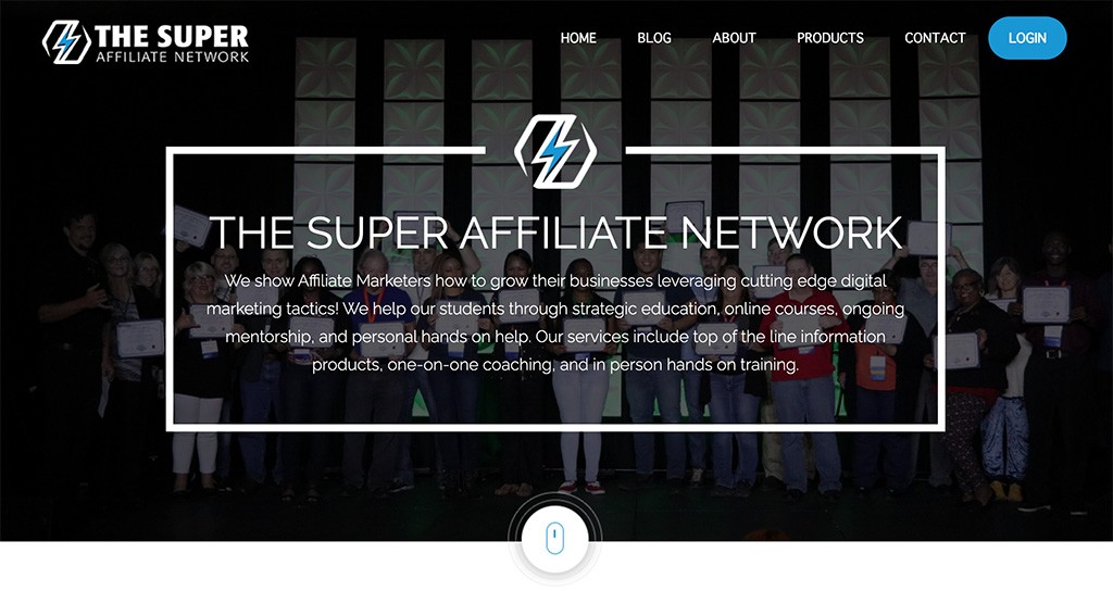 Is Super Affiliate Network a Scam - website image