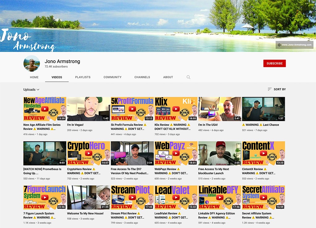 Jono Armstrong YouTube channel image - Smart Passive Income Success - Smart Passive Income Success