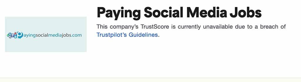 paying social media jobs trustpilot