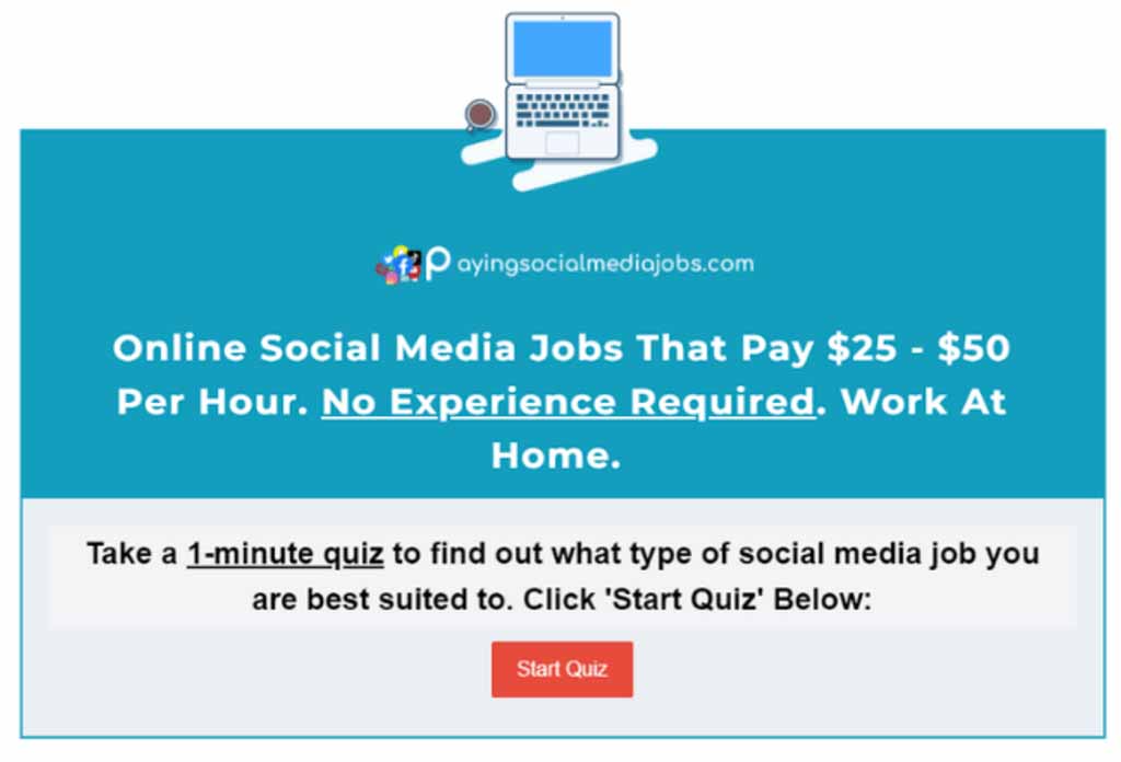 paying social media jobs website