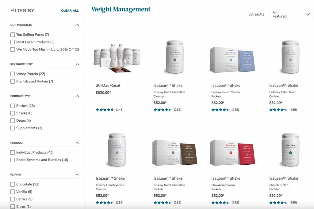 isagenix-mlm-product-line
