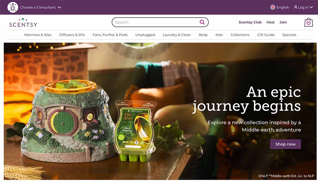 Scentsy-mlm-website