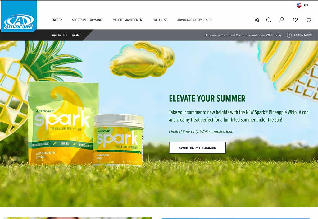 advocare-mlm-website