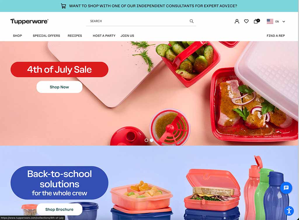 tupperware-mlm-website-image