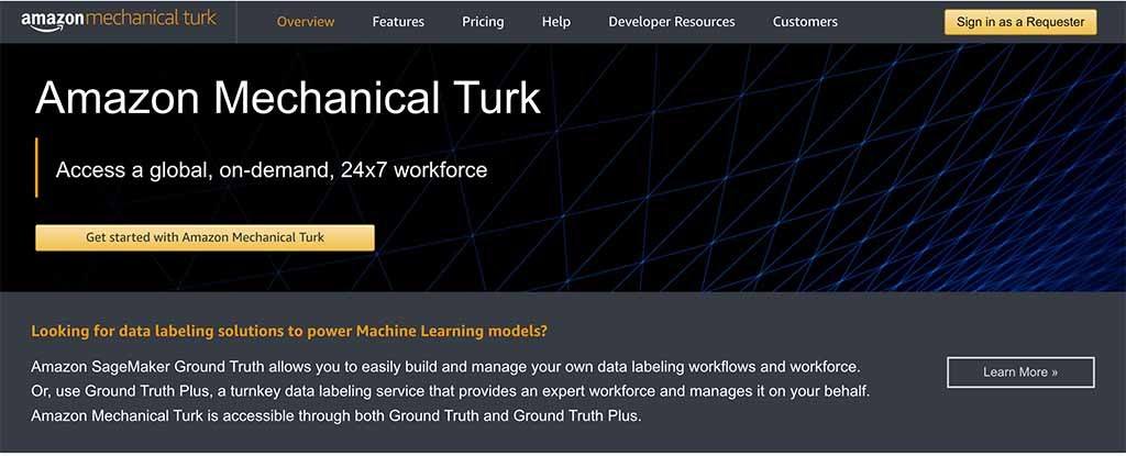amazon-mturk-website