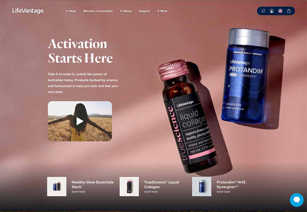 lifevantage-mlm-website