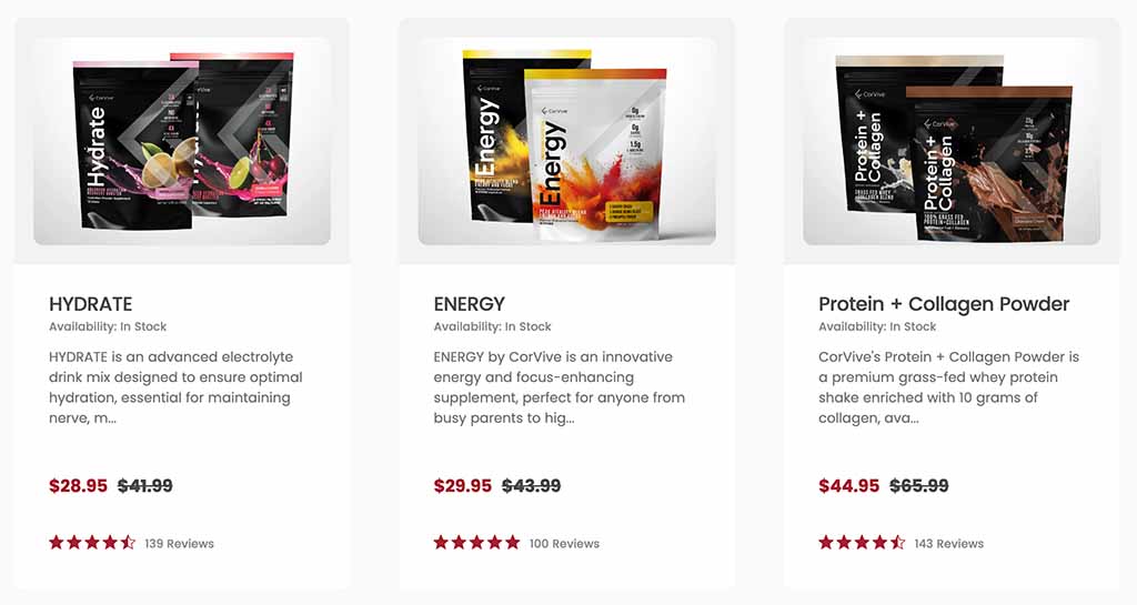 corvive-mlm-product-line
