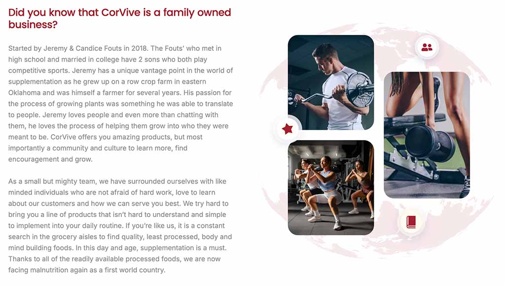 corvive-mlm-story